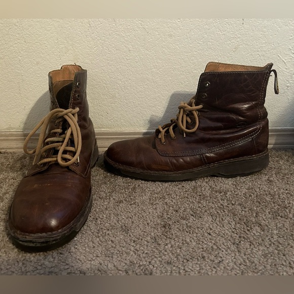 Dr. Martens Men’s Jasper Ankle Boots Leather Dark Brown Size 13 Outdoor Comfort - Picture 1 of 11